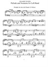 Alexander Scriabin - Prèlude and Nocturne for Left Hand